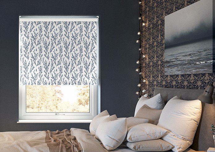 Willow Field, Blue - Twist&Fit Roller Blind - Image 3